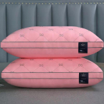 100% puuvillane pestav padja s&uuml;damik hotelli padja s&uuml;damik emakakaela l&uuml;lisamba kaitse Kodu T&auml;iskasvanute uinakupadi &uuml;li&otilde;pilaste &uuml;hiselamu matt medium pillow1pcs roosa