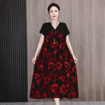 Elegantsed suvised pikad kleidid naistele vabaaja vaba vintage suures suuruses kleit XL