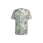 Adidas Originals Manchester United Treening Triibuline L&uuml;hikeste Varrukatega Jalgpalli S&auml;rk Unisex Top Roheline IM8270 L