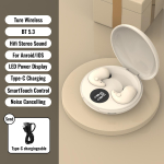 Sleep N&auml;htamatu juhtmeta k&otilde;rvaklapp Bluetooth 5.3 peakomplekt Mini TWS m&uuml;rasummutav magamisk&otilde;rvaklapid m&auml;ngimine E-spordi peakomplekt peidetud k&otilde;rvaklapid khaki