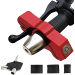 Mootorratta lukustus, raskeveokite vargusvastane reguleeritav jalgratta juhtraua lukk 2 v&otilde;tmega, reguleeritavad turvalukud teie mootorratta ATV mopeedi jaoks