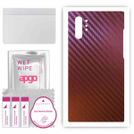 apgo skin sticker film foil vinyl for the BACK compatible with Samsung Galaxy Note 10 Plus 5G, scratch-resistant, easy to install - Carbon Chameleon C