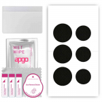 apgo Protective Skin Sticker for the back compatible with Apple AirTag, Wrap Film, Foil, Vinyl - Pattern Matrix