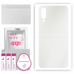 apgo Protective Skin Sticker for the back compatible with Xiaomi Mi 9 Pro 5G, Wrap Film, Foil, Vinyl - Pattern Matte Transparent