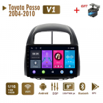2Din Android Autoraadio Toyota Passo 2004-2010 Daihatsu Boon Sirion Subaru Multimeedia Carplay Auto WIFI Pea&uuml;ksus Stereo Navigatsioon 2+32GB 1+16GB