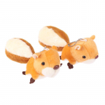 Armas ja armas suure sabaga orava ripats pl&uuml;&uuml;sist m&auml;nguasi V&auml;ike oravanukk Multifilmi koti ripats v&otilde;tmehoidja nukk one size