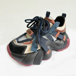 Fujin 6 cm platvormiga kiiluga mood kingad &otilde;hkv&otilde;rk ehtsast nahast naiste s&uuml;gis, paksu tallaga kevadsuvi vulkaniseeriv turske toss 38