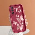 Pehme silikoonist ruudukujulise redeliga printimismustriga telefoni korpus T&auml;iskaanega kaamera p&otilde;rutuskindel kaitse kummist &uuml;mbris Samsungile Samsung A03 valge