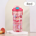 550 ml laste multifilmi plastiktops &otilde;lgedega kaasaskantavate lekkekindlate veepudelitega &otilde;pilastele m&otilde;eldud veekeetja jaoks, lastele m&otilde;eldud veetassi joogipudel 550ML