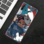 Demon Slayer Kimetsu No Yaiba Silicone TPU &uuml;mbris Huawei Y6 Y7 Y9 2019 Y5 Y5p Y6p Y6s Y7p Y8p Y8s Y9a Y9s Y9 Prime pehme kate jaoks Huawei Y5p