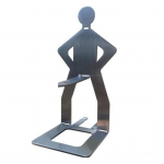 BBQ vorstiriiuli hoidik Korduvkasutatav naljakas metallist kahvel BBQ grilli grillimiseks 1pc