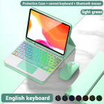 Taustavalgustusega IPad Magic klaviatuur IPad Pro 11 2024 2021 2020 Mini 5 6 10,2 9/8/7 2018 2017 5 6th Air 11 2024 12,9 10,5 9,7 Air 3 2 nahk&uuml;mbris iPad 10th 10.9