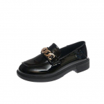 Naiste kingad Metallkett Oxford Woman Uus Slip On Square Heel Platform Kinga &Uuml;mar varvas t&auml;isnahast vabaaja jalap&uuml;ksid 35