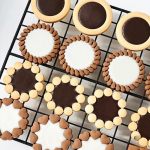 4 tk/komplekt Moosiv&otilde;ileib Lilled K&uuml;psisevorm DIY 3D Fondandi Tempel Biskviidivormid Koogikaunistus K&ouml;&ouml;gi K&uuml;psetustarbed