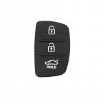 Asendus&uuml;mbris autov&otilde;tme kummist nupupadi jaoks Hyundai IX25 IX35 IX45 Santa Santafe Avante 3 4 nupuga korpuse kate 2+1 Buttons