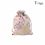 1 tk pakkimiskotid J&otilde;ulukinke kott Pingutusn&ouml;&ouml;riga kotid Kingikott Kommikott 10*14cm