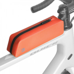 Jalgrattakott Veekindel jalgratta TopTube kott poldi ja rihmaga kinnitatud madala takistusega maanteerattakotiga s&otilde;itmine oranž