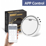 Intelligentne t&auml;isautomaatne tolmuimeja, kukkumisvastane robot koos veepaagi puhastamisega intelligentne robottolmuimeja elevandiluuvalge