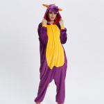 Kigurumi Animal Cosplay kapuutsiga kombinesoon pidžaama meeste naiste pikkade varrukatega talvine soe Rompe magamisriided Panda Lion, leopard, elevant, sebra, tiiger cosplay m