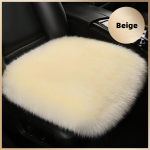 1 tk kunstkarusnahast autoistme kate Palus talvvalge universaalne autosisustus kunstvillane autoistmepadi, soe ja luksuslik pl&uuml;&uuml;sist padi Cushion beež