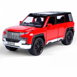 1/32 BYD Look Upat U8 SUV Sulamist Automudel Valatud Metallist M&auml;nguasi Maastikuauto Automudel Simulatsioon Heli ja Valgus Laste Kingitus punane