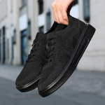 TUINANLE Naiste lamedad tossud, valged jooksvad, madala otsaga, kulumiskindlad meestekingad 35 must