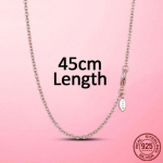 925 h&otilde;bedane klassikaline kaabliketi kaelakee roosa kullav&auml;rvi kaelakeekett Sterling h&otilde;be ehete kingitus