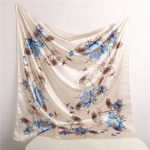 90 * 90 cm uus siidist sall naiste kevadsuvine dekoratiivne sall p&auml;ikesekaitsega reisisall S&uuml;gis- ja talvesall &otilde;huke v&auml;ljaanne 90*90cm