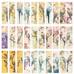 30 lehte/karp Retro-hiina stiilis j&auml;rjehoidjad Anime Vintage esteetiline lillepalee j&auml;rjehoidja raamatute jaoks Ilu Stsenaarium J&auml;rjehoidja 30pcs