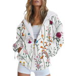 Tasku digitaalne Euroopa ja Ameerika stiilis minimalistlik temperament, taimelillede trend, t&otilde;mblukuga kapuuts, pikkade varrukatega MC4 2XL