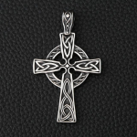 Vintage roostevabast terasest Viking Valknut kaelakee Meeste P&otilde;hjamaade t&auml;navastiilis Celtics Knot Cross Odin Ripats Kaelakee Biker Chain 70cm