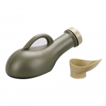 1 tk. Uus 1000 ml kaasaskantav pissuaaripudel naistele meestele, lastele matkamiseks reisimiseks Unisex uriinipissi hoidmise t&ouml;&ouml;riist WC-abipudel &otilde;ues kasutamiseks khaki