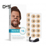 1 komplekt sissev&otilde;tuhingamise magnetiline ninariba Paremini hingav norskamisvastane ninamagnet meeste naiste und parandav nina hingamise laiendaja, nina 15 must