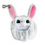 Mootorratta kiivri kate Tolmukindel universaalne jalgrattakiivri kate Naljakas pehme mootorratta peakate t&auml;iskiivritele valge