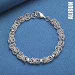 925 h&otilde;bedane mitme ristketiga &uuml;mmargune k&auml;ev&otilde;ru Moodsad pulmaehted 20CM