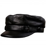 EFei Mood Lehma Nahk &Uuml;hev&auml;rviline Armee M&uuml;ts Baret M&uuml;ts Naistele Retro Inglise Stiil Lame M&uuml;ts L(55-56cm) must