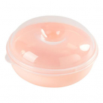 L&auml;bipaistva kaanega bagelikonteiner Tugevalt suletav mikrolaineahjus ohutu kaarekujundus Toidu s&auml;ilitamine &uuml;mmargune kuumus roosa