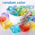 48Pack Laundry Beads Kaasaskantavad reisipesu Pesupesad Pesupulgad Multifunktsionaalse plekipuhastusvahendi kodutarvikud 48pcs