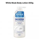[Happy Bath] Cream-in Lotion 2 Types 400g (White Musk/Baby Powder) WhiteMusk 400ml