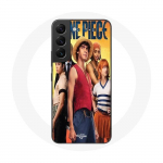 Coque Maniacase pour Samsung Galaxy S21 FE Anime One Piece Luffy Affiche Personnages Art Saison 1