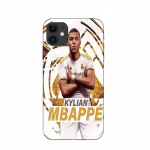 Coque Maniacase pour iPhone 12 Kylian Mbappe Real Madrid wallpaper celebration