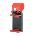 Telefonitugi punane Universaalne autohoidik roolikattega Jalgratta klamber elastne kinnitus Hoidik iPhone Samsung Lenovo mobiil