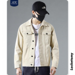 Meeste moesuund, Meeste Slim Fit teksajakk, S&uuml;gis- ja Talvine Uus mitmek&uuml;lgne &uuml;hev&auml;rviline vabaaja top jakk, Meeste M