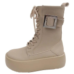 Naiste kiiludega lumesaapad, mood 2024, uued s&uuml;gistalvised platvormsaapad Korea vabaaja l&uuml;hikesed poolsaapad puuvillased kingad 35 parkkoor