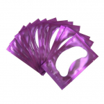 50 tk ripsmepikenduspaberi plaastrid poogitud silmakleebised 7 v&auml;rvi ripsmete otste kleebis 50 pairs lilla