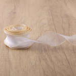 10 jardi/rulli &scaron;ifoonist siidist lint organza satiin meisterdamiseks k&auml;sit&ouml;&ouml;ks kingituste pakkimiseks kaunistuseks pulmakimbud p&auml;rja &otilde;mblemise tarvikud 4cm*10m