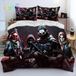 M&auml;ng Call of Duty M&auml;ngija Tekikott Voodipesukomplekt &Uuml;heinimese Twin T&auml;is Queen King Suurusega Voodikomplekt T&auml;iskasvanu Laste Magamistoa Voodipesu Kingitus EU Single 135x200cm