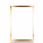 Alumiiniumist metallist pildiraamid Kuldne pildiraam seinale riputamiseks Kuldne Luksuslik l&otilde;uendimaaliraam H&otilde;bedane must A3 A4 40x60 A4 21x 29.7 cm