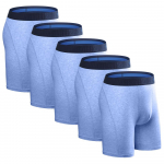 BONITOS 5Tk Pikad Meeste Alusp&uuml;ksid Puuvillased Meeste Bokserid Mugav Aluspesu Meestele &Uuml;hev&auml;rvilised alusp&uuml;ksid L