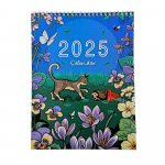 2025 Looduse ja loomade seinakalender Igap&auml;evane N&auml;dala Planeerija Kuu Planeerija Paberist Seinakalender Riputatav Kalender Kingitus Kodu Dekoratsioon